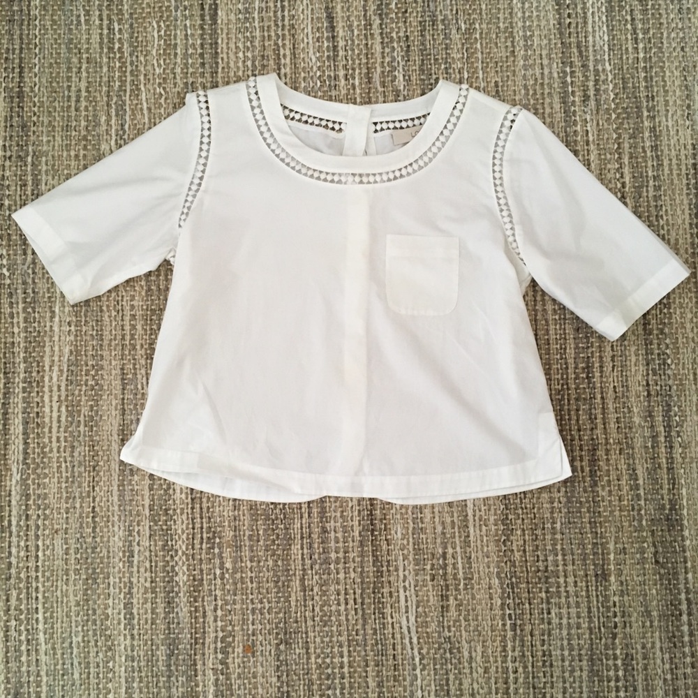 Loft white top